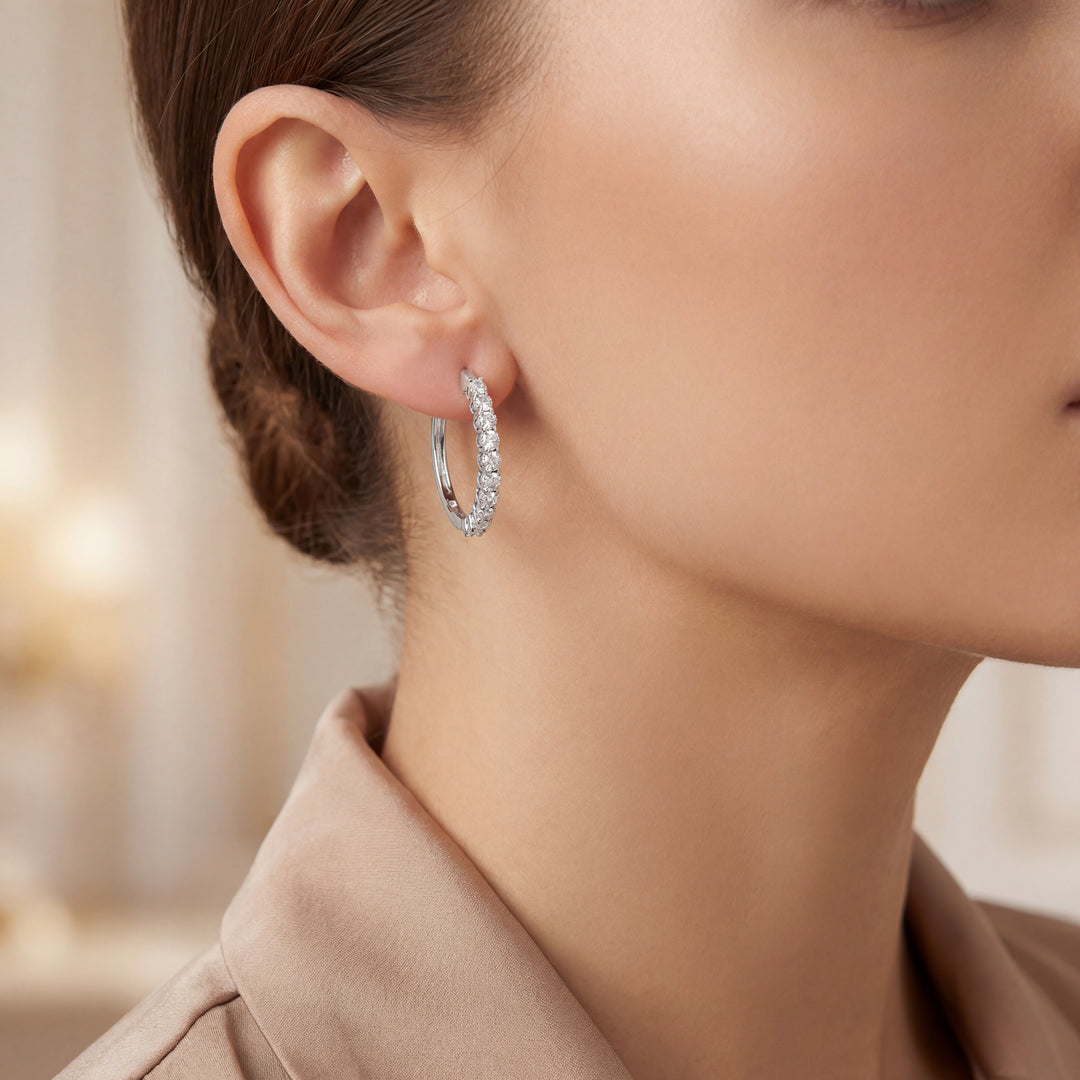 Estate Diamond Earrings