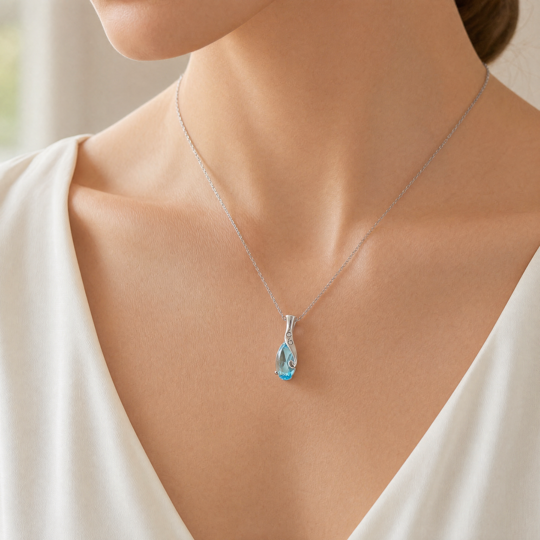 Estate Colored Stone Necklace