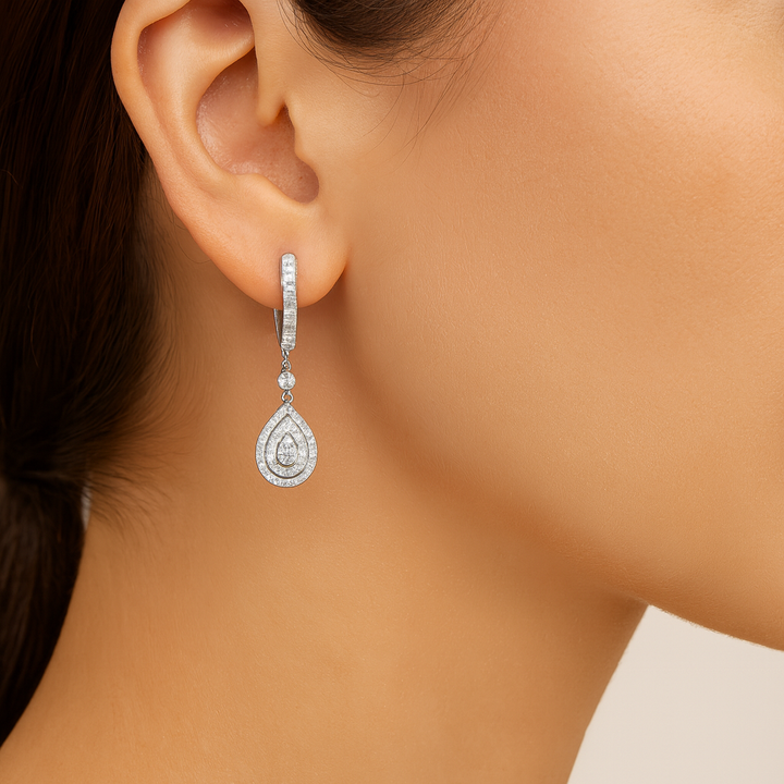 Estate Diamond Earrings