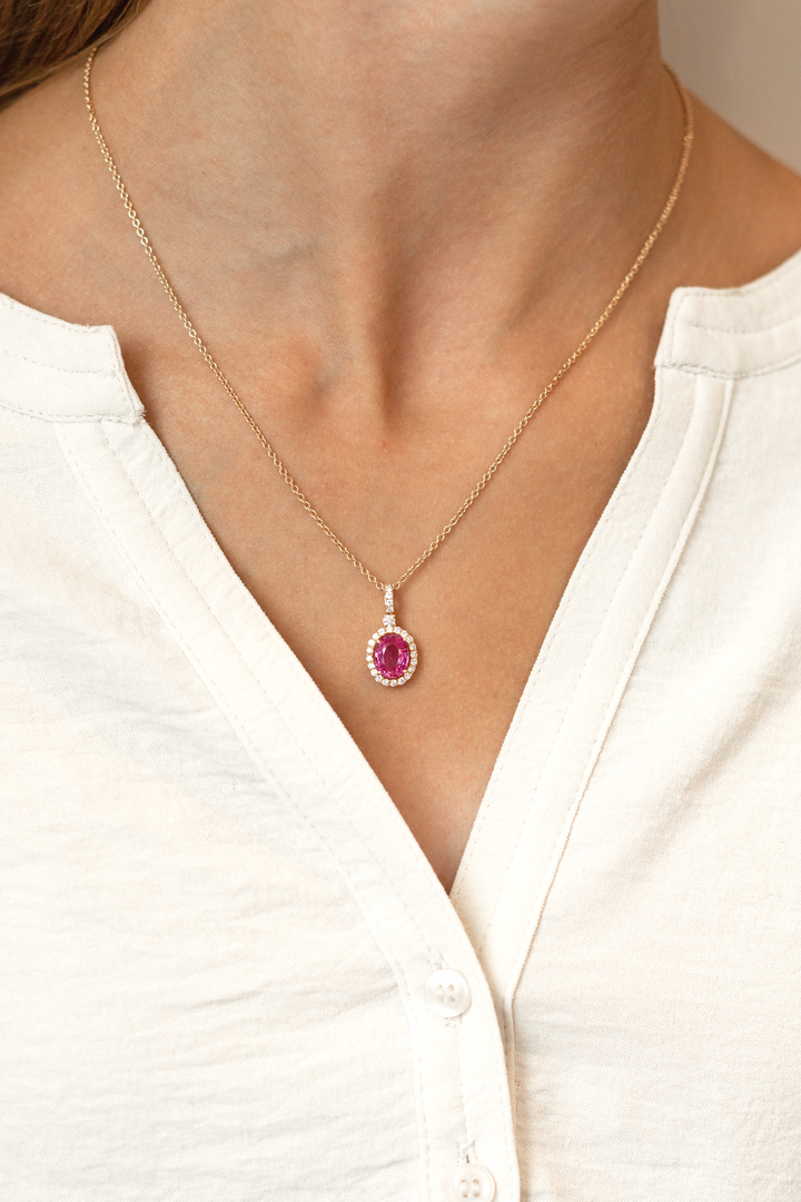 Estate Colored Stone Necklace