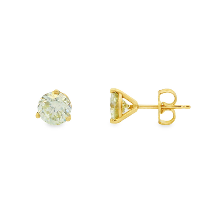 Estate Diamond Earrings