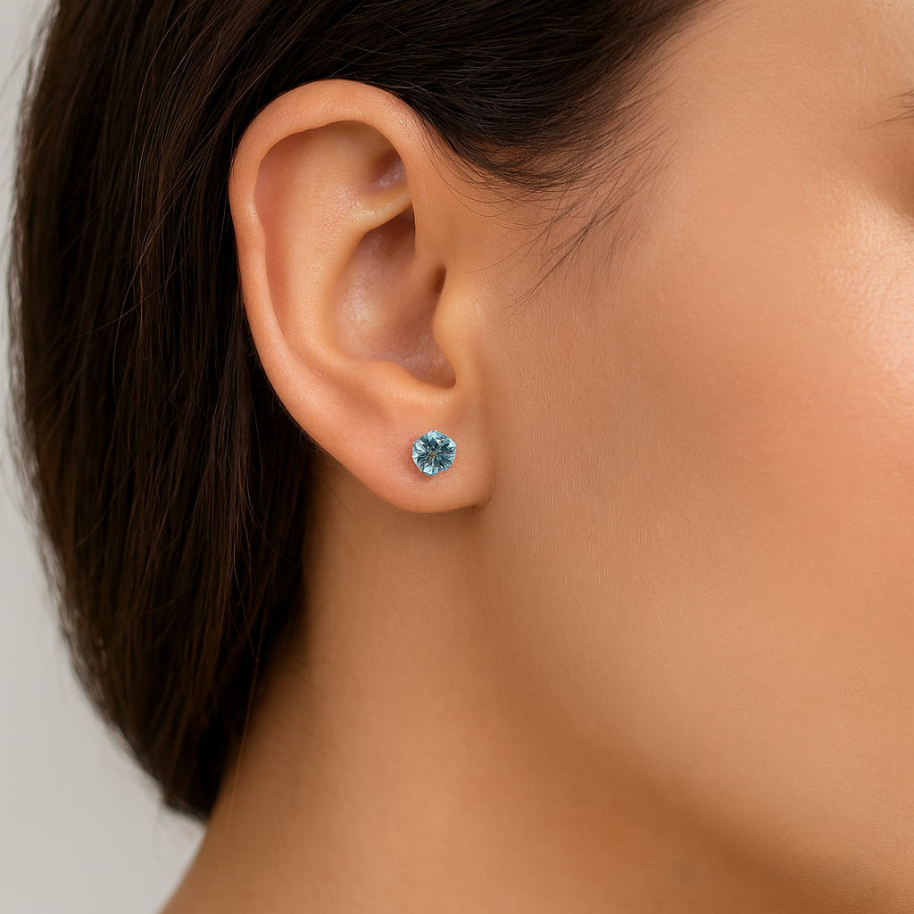 Estate Colored Stone Earrings