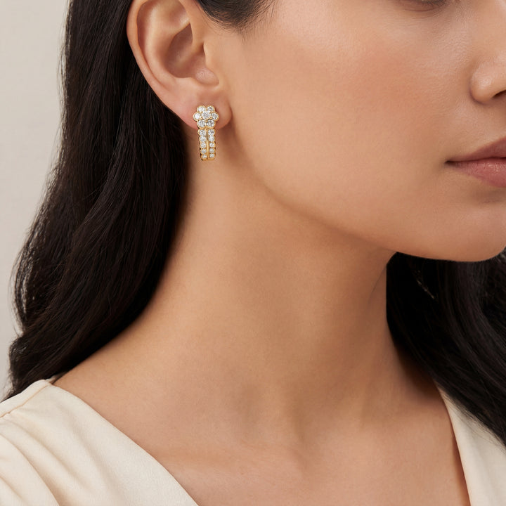 Estate Diamond Earrings