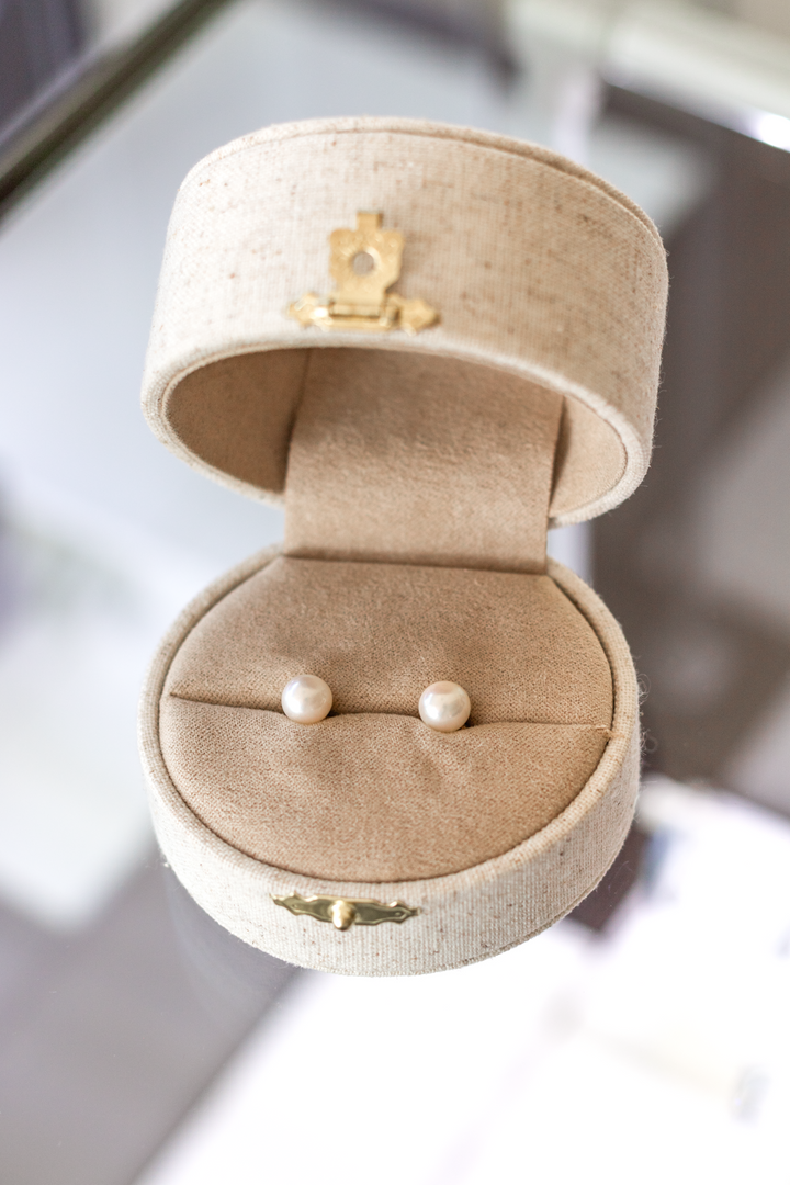 Estate Color Stone Earring