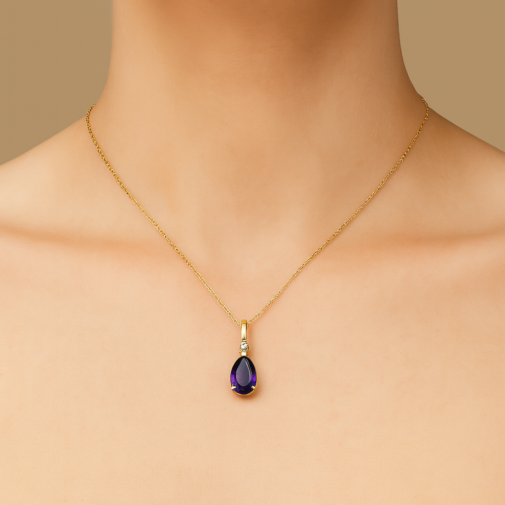 Estate Color Stone Pendants