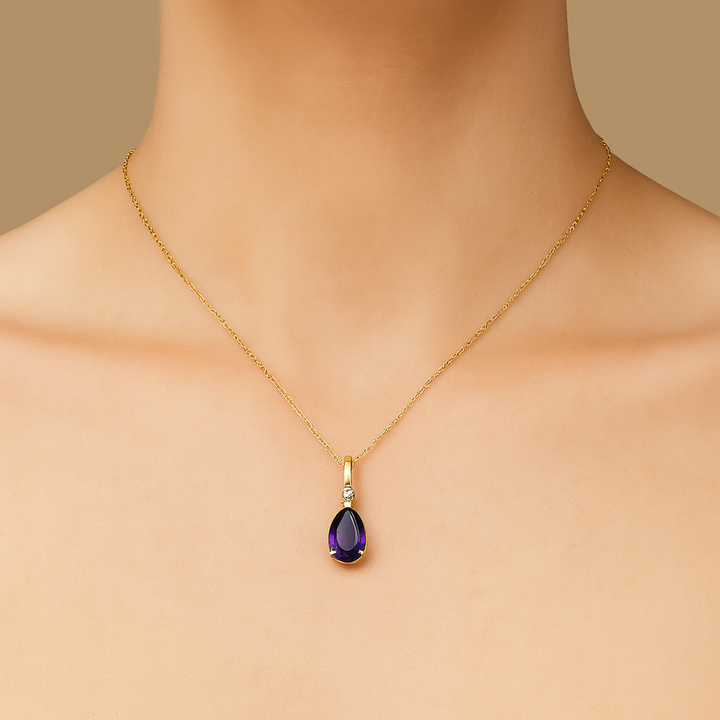 Estate Color Stone Pendants