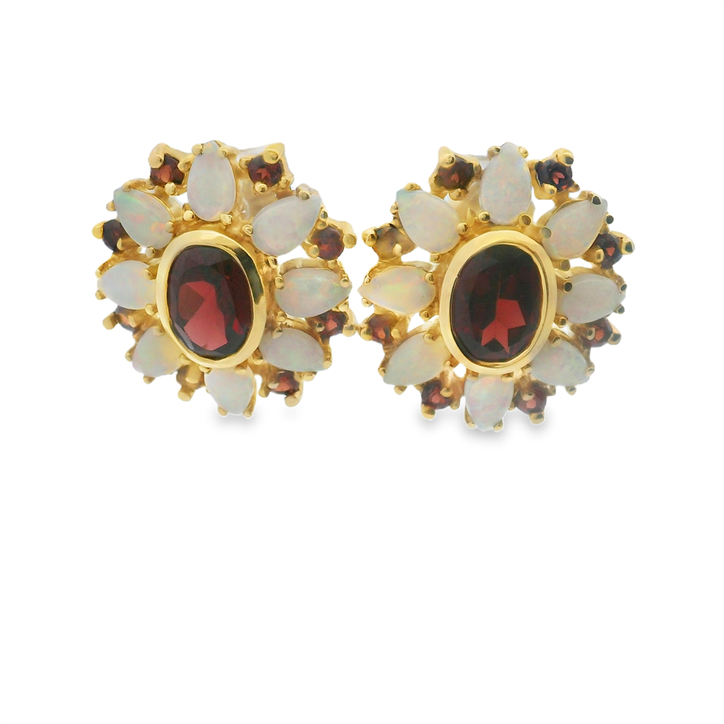 Estate Colored Stone Earrings