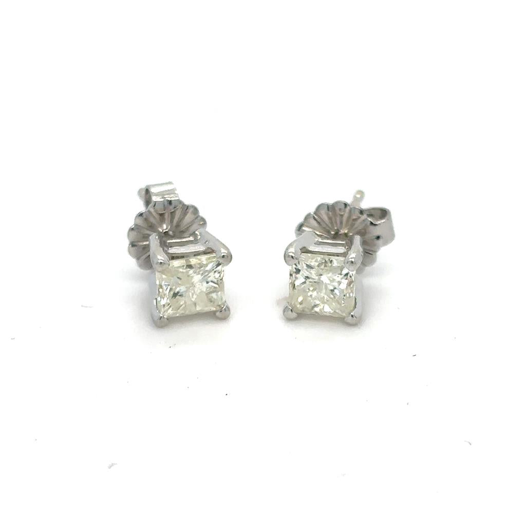 Estate Diamond Earrings