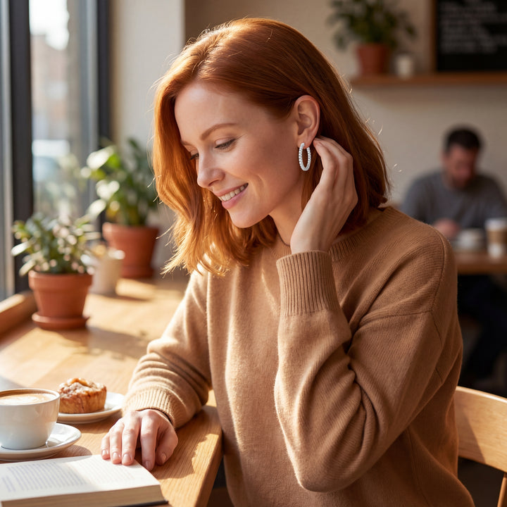 Estate Diamond Earrings