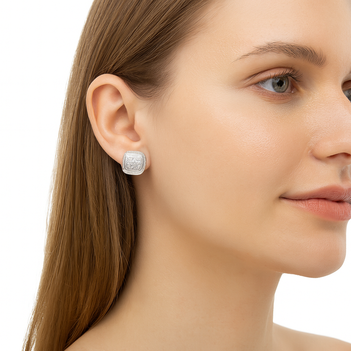 Estate Diamond Earrings