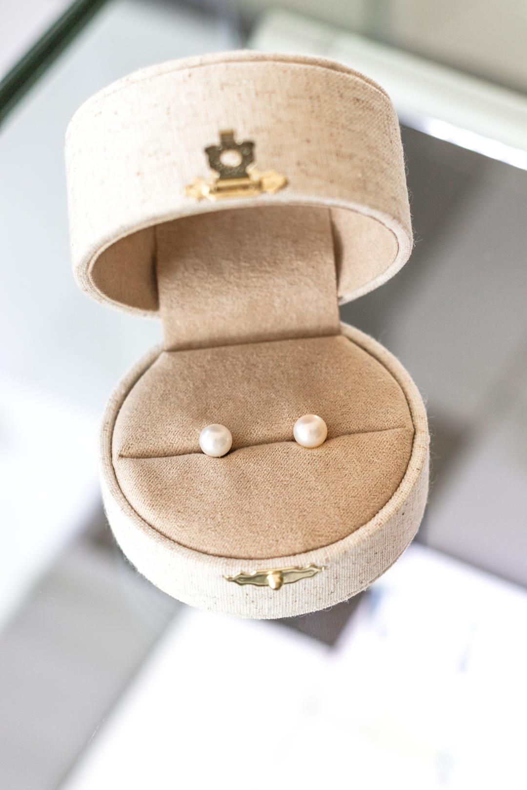 Estate Color Stone Earring