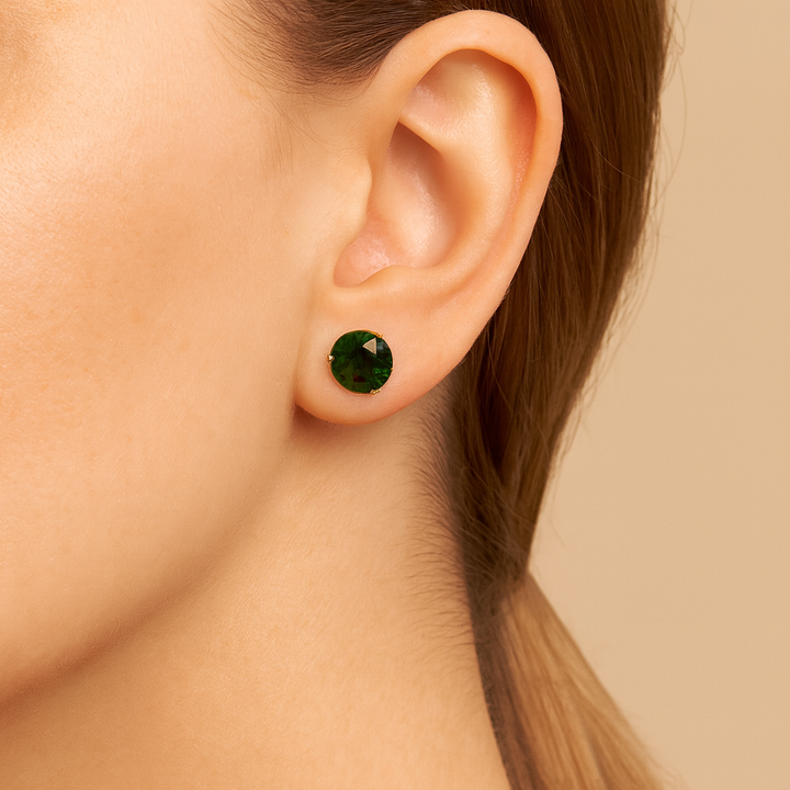 Estate Colored Stone Earrings