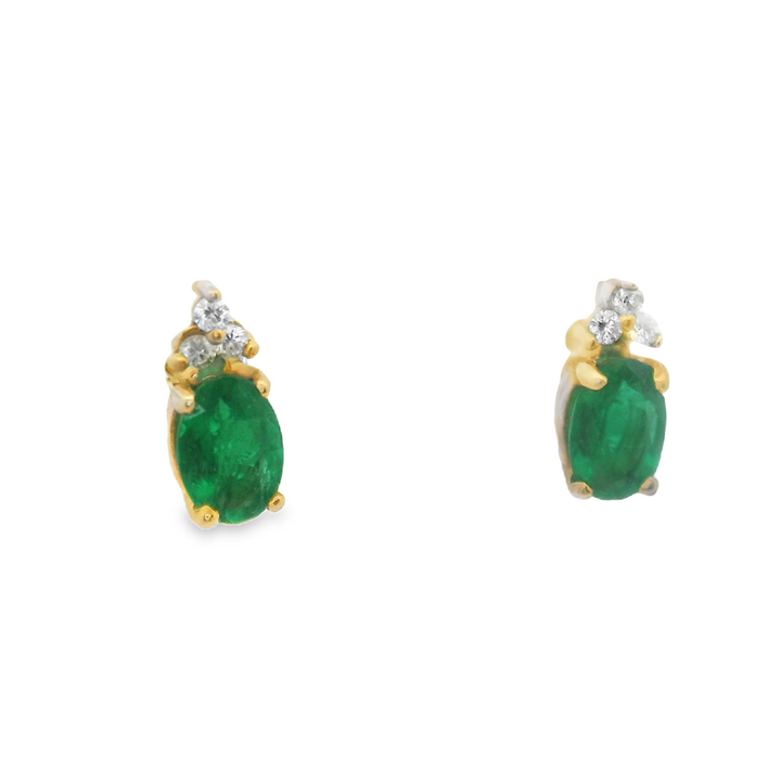 Estate Colored Stone Earrings