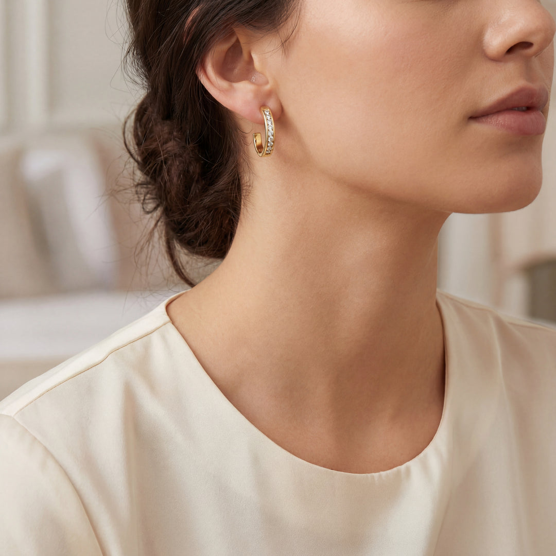 Estate Diamond Earrings