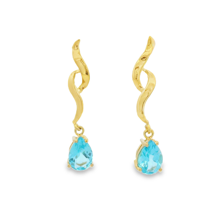 Estate Colored Stone Earrings