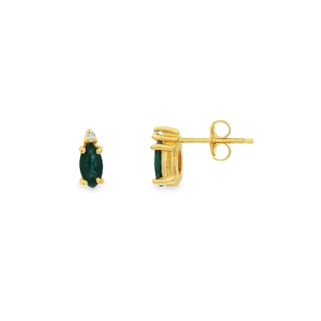 Estate Colored Stone Earrings