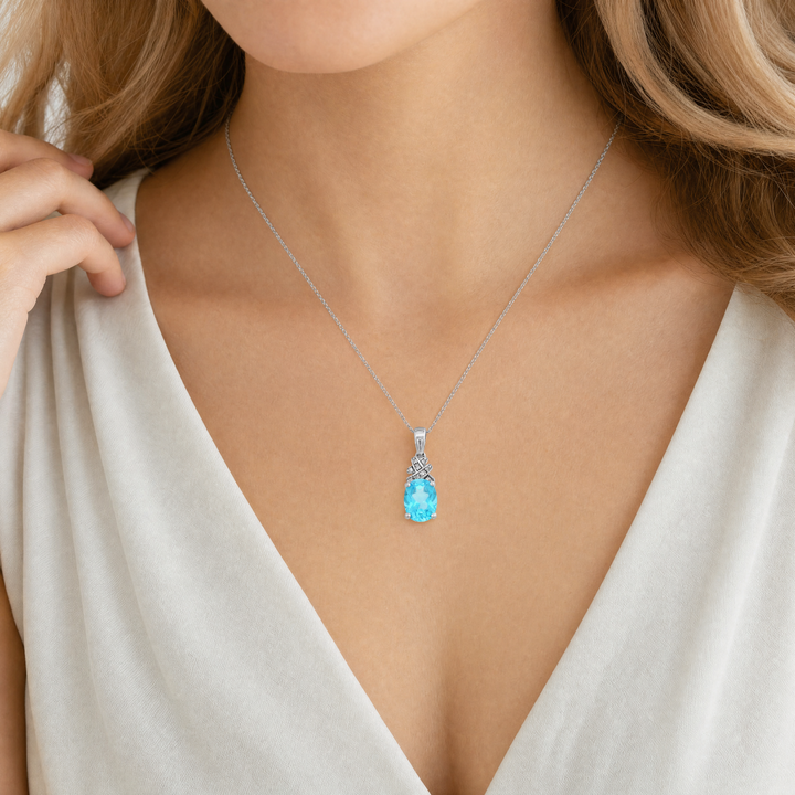 Estate Colored Stone Necklace