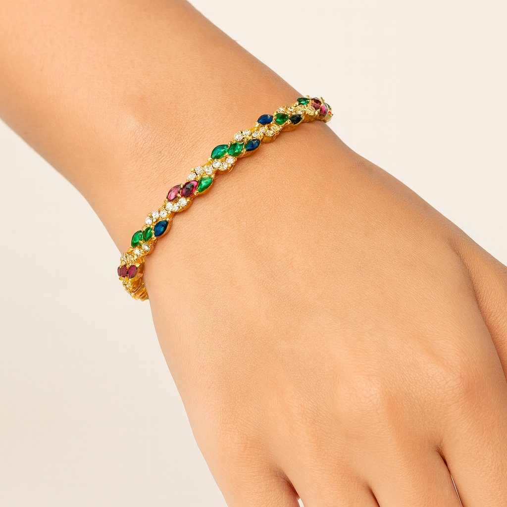 Estate Colored Stone Bracelet