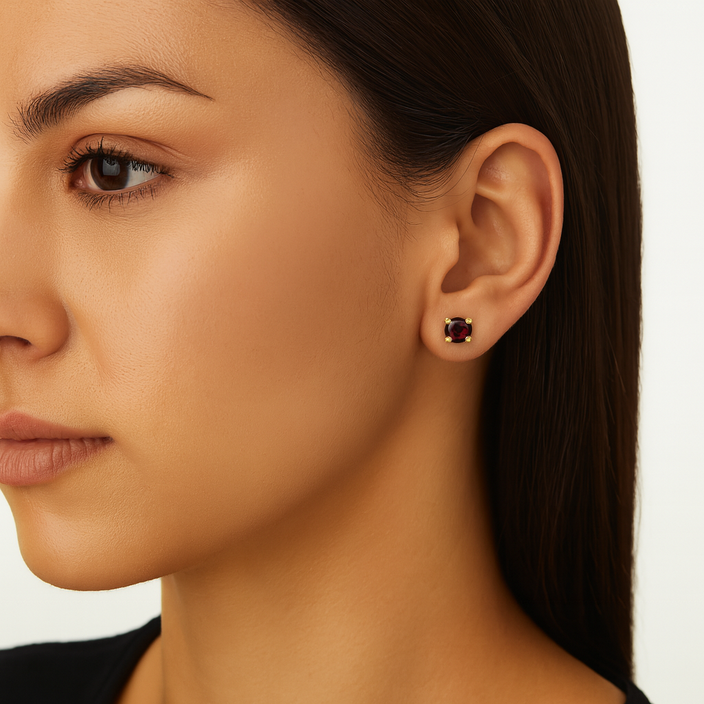 Estate Colored Stone Earrings