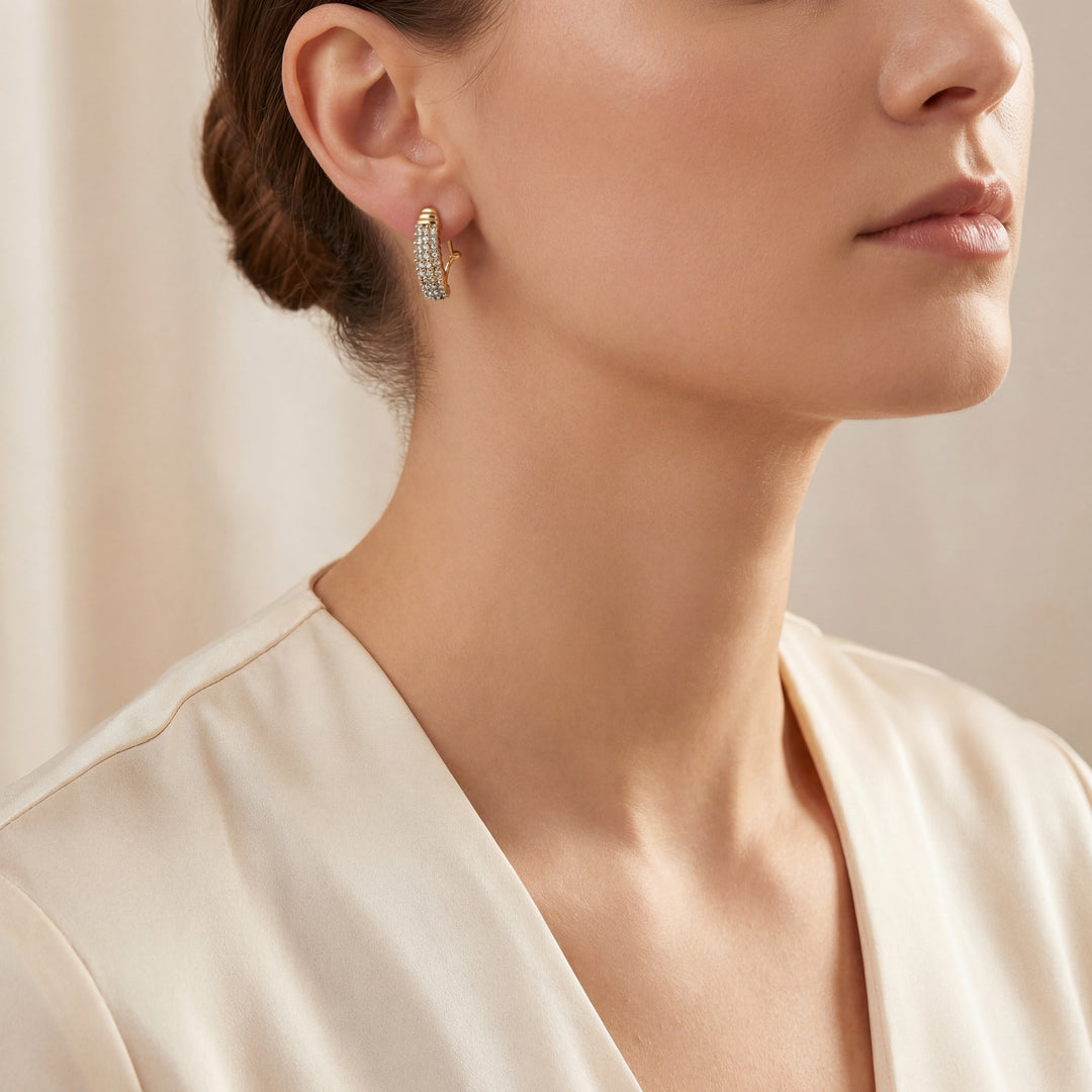 Estate Diamond Earrings