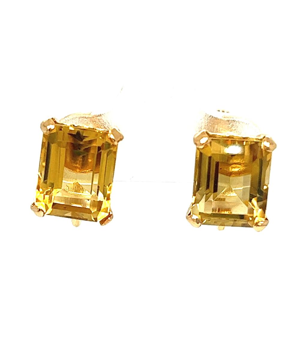 Estate Color Stone Earring