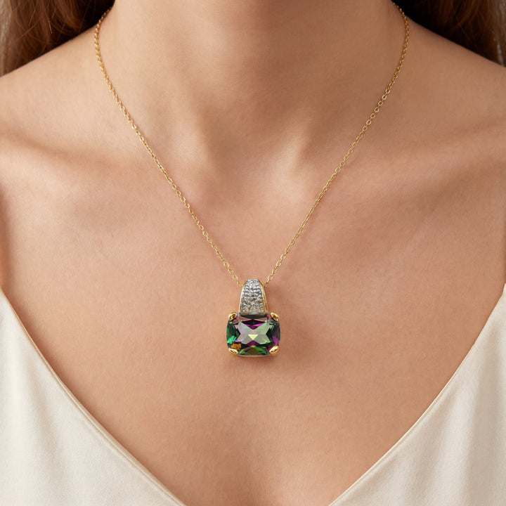 Estate Colored Stone Necklace