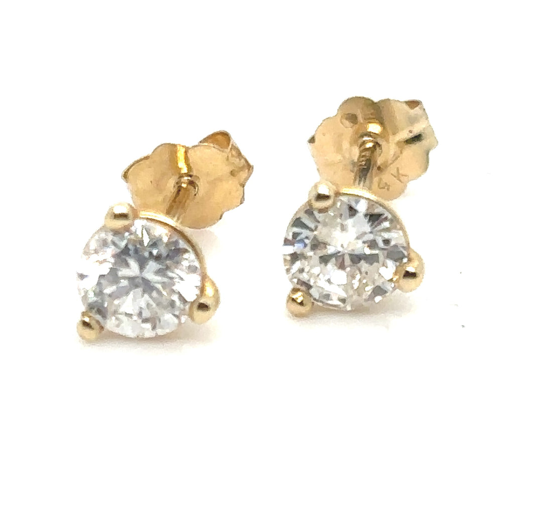 Estate Diamond Earrings