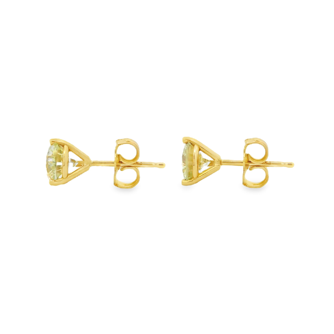 Estate Diamond Earrings