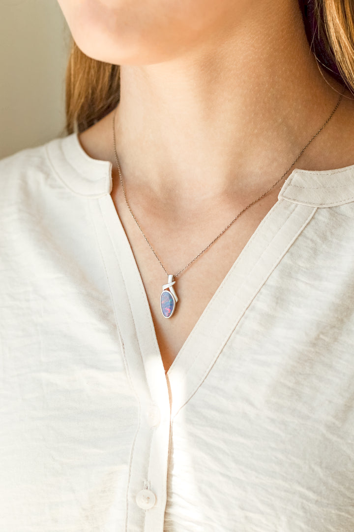 Closeout Color Stone Pendant