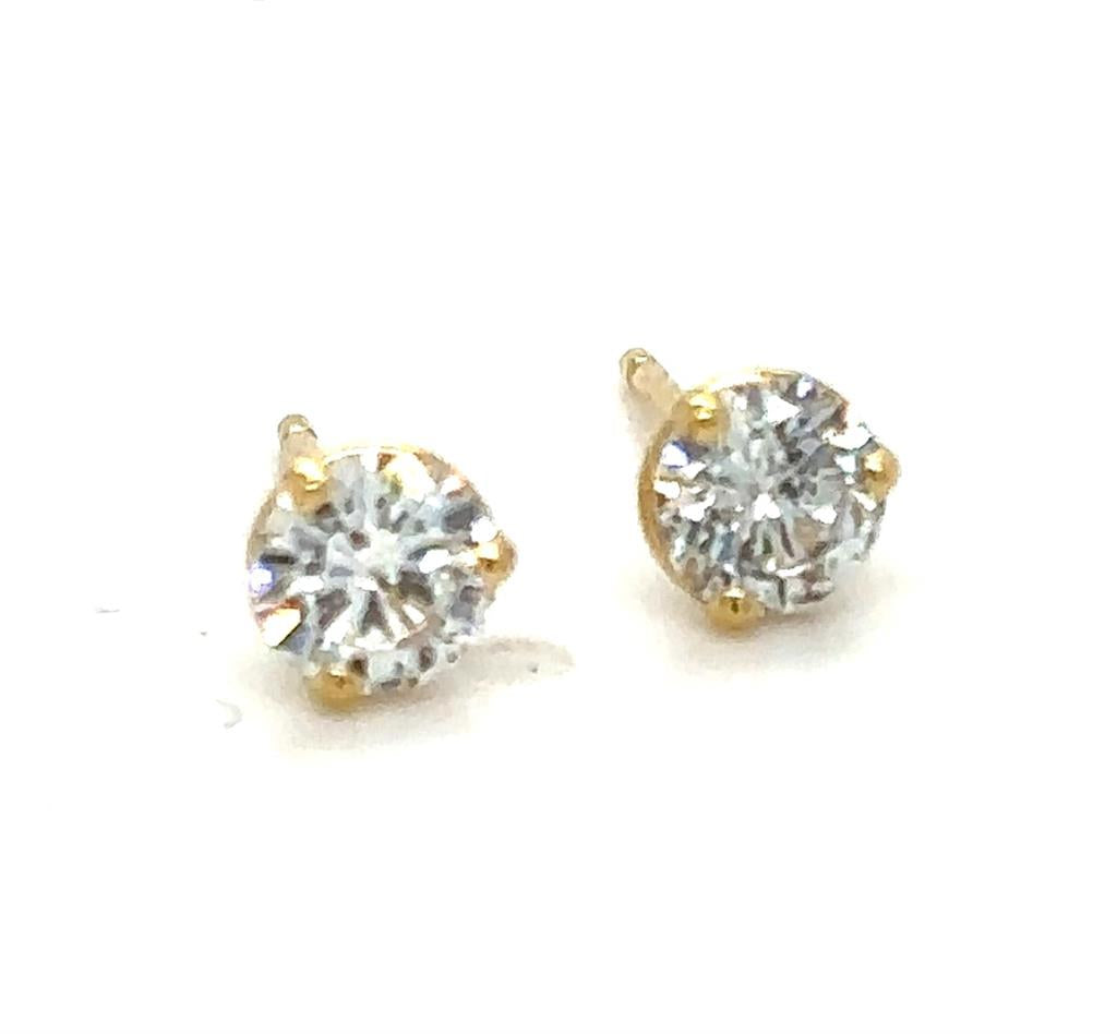 Estate Diamond Earrings