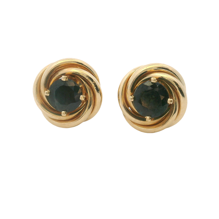 Estate Colored Stone Earrings