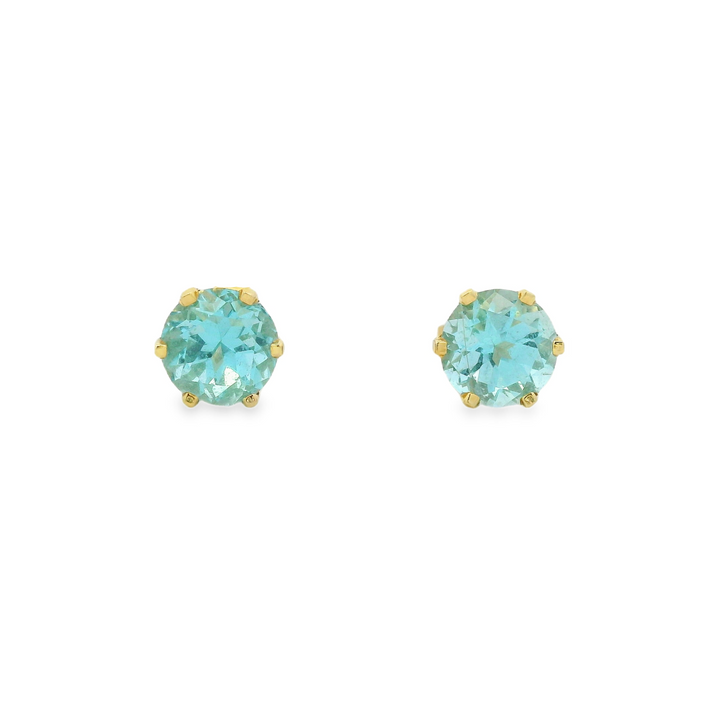 Estate Colored Stone Earrings
