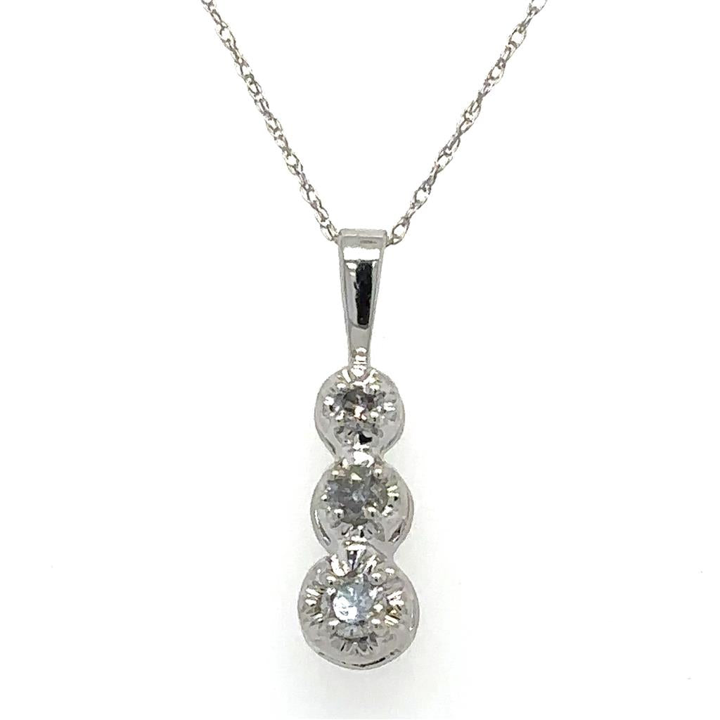 Estate Diamond Pendants