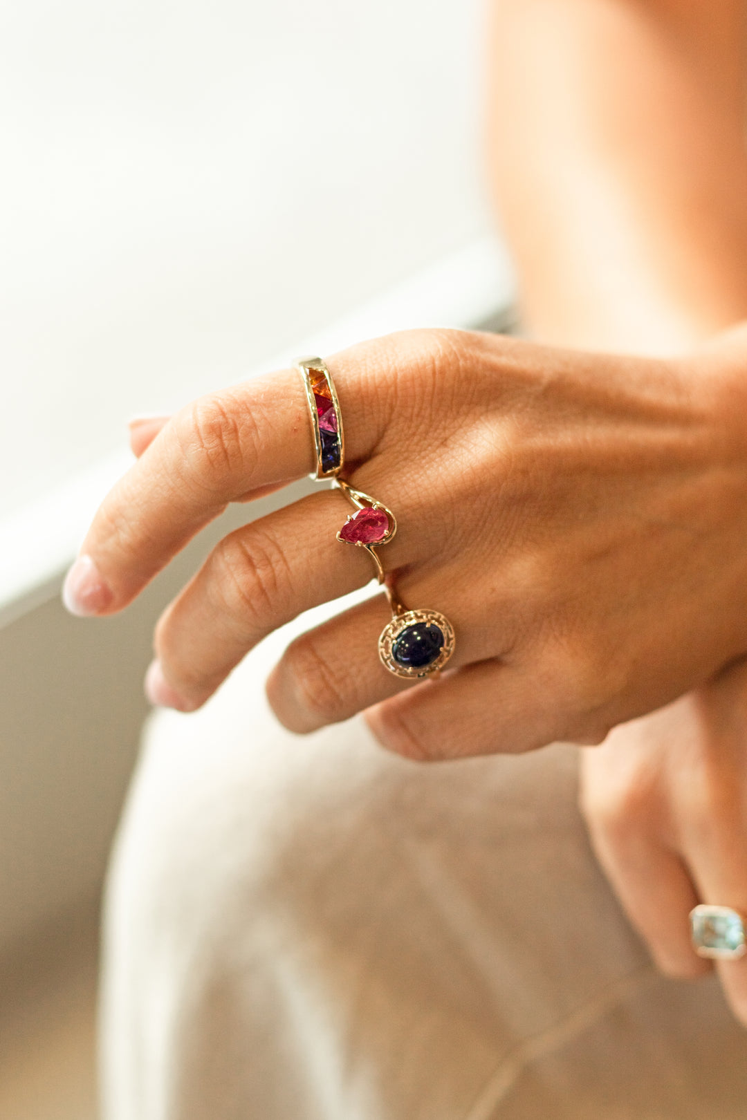 Estate Colored Stone Ring