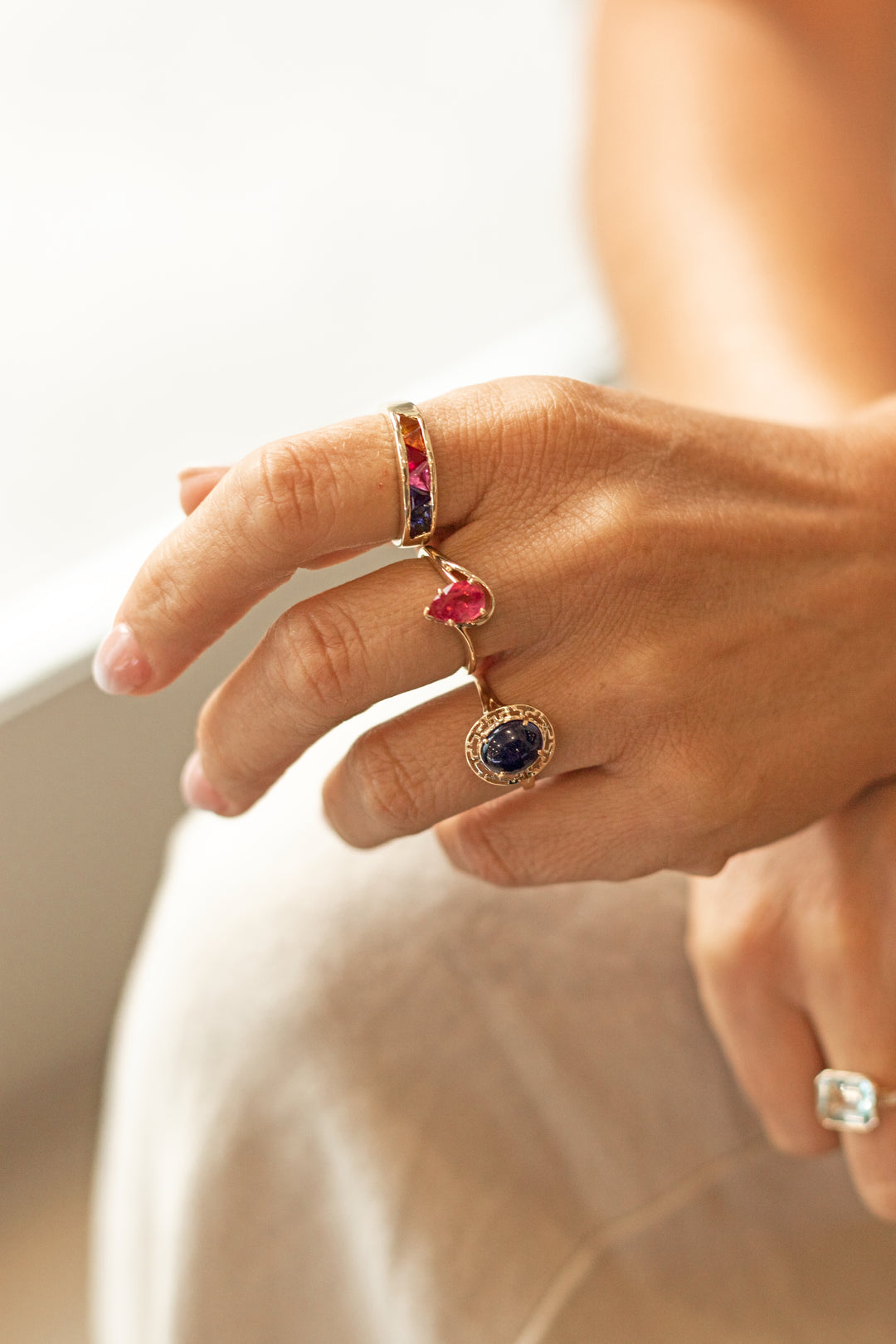 Estate Colored Stone Ring