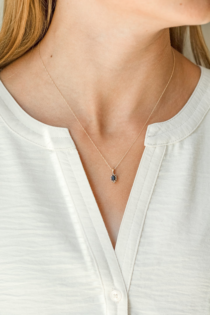 Estate Colored Stone Necklace