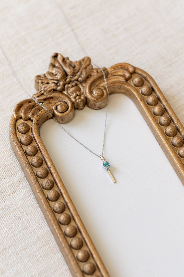 Estate Colored Stone Necklace