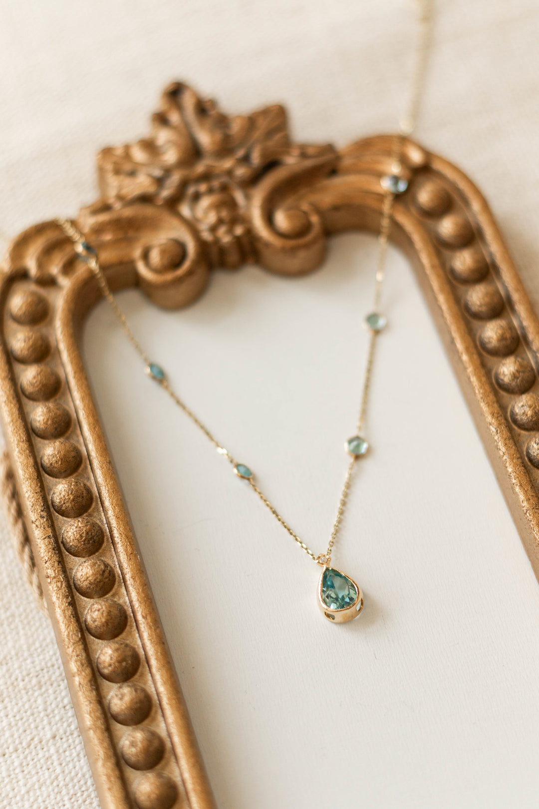 Estate Colored Stone Necklace