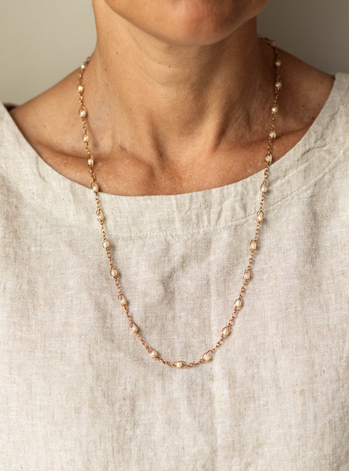 Estate Colored Stone Necklace