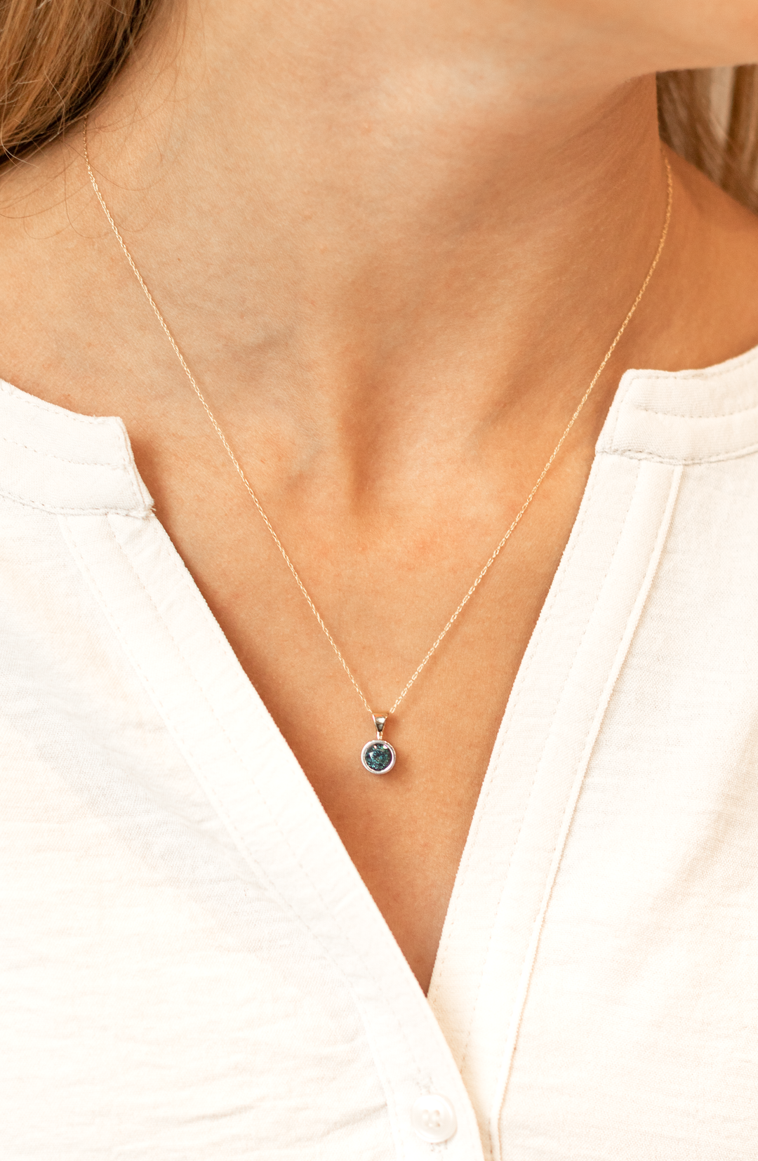 Estate Colored Stone Necklace