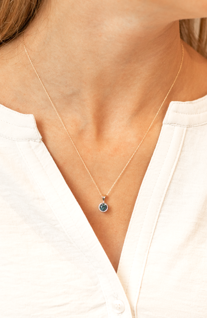 Estate Colored Stone Necklace