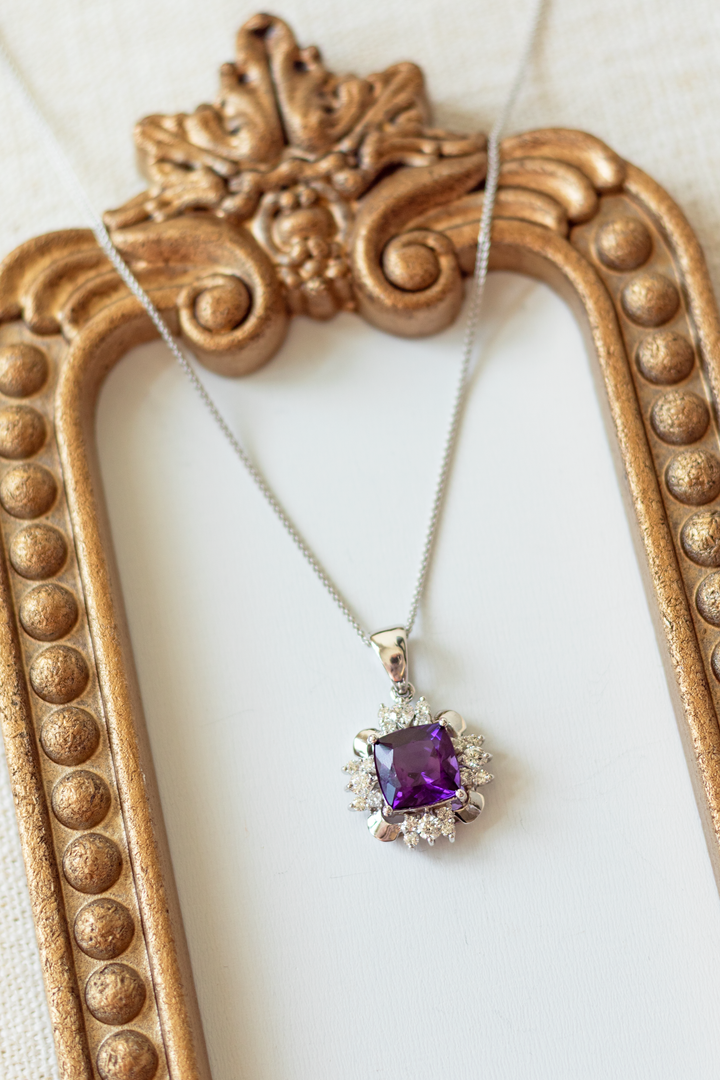 Estate Colored Stone Necklace