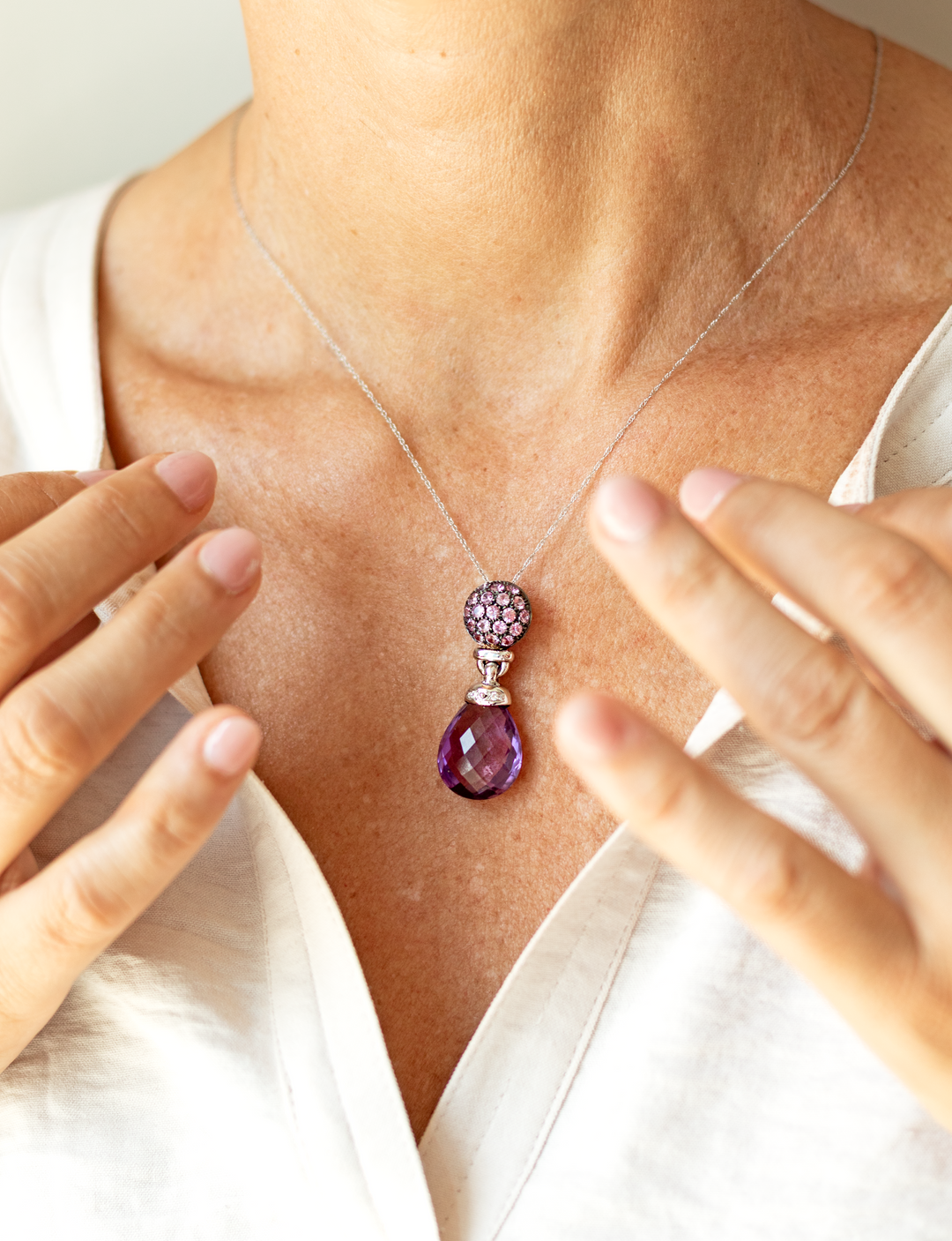 Estate Colored Stone Necklace