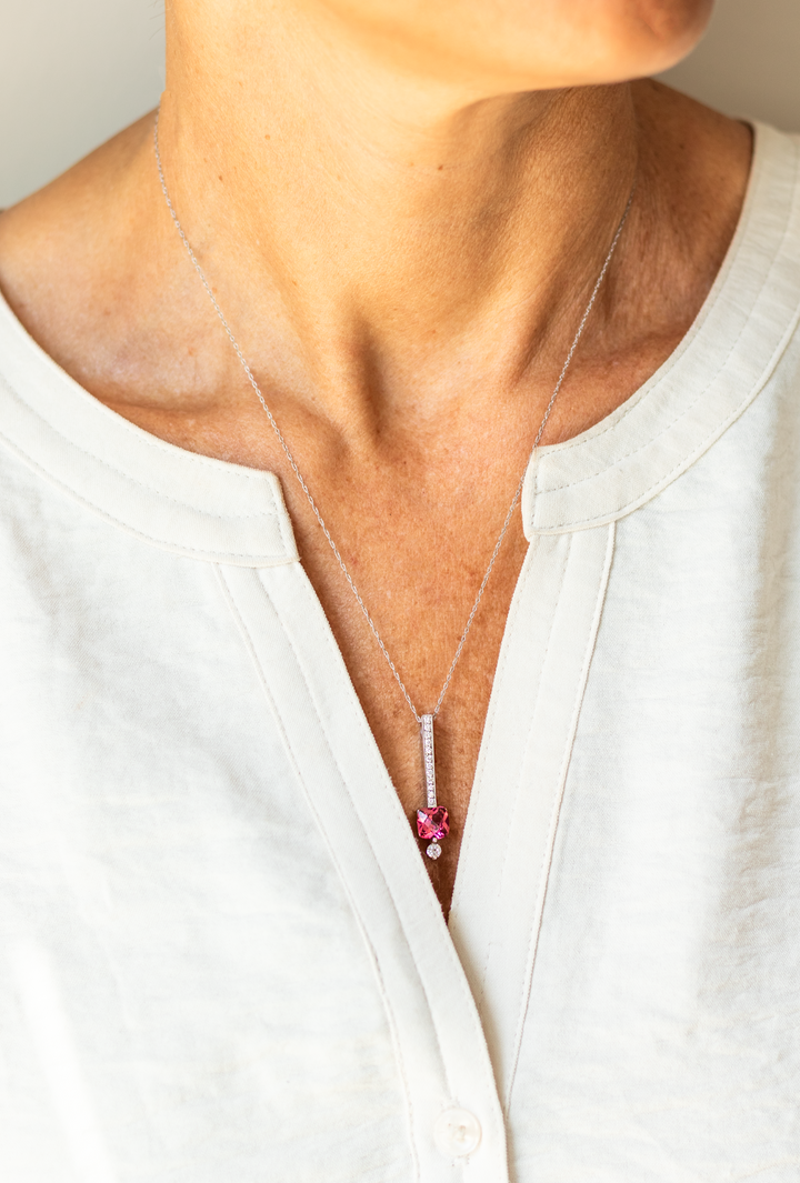 Estate Colored Stone Necklace