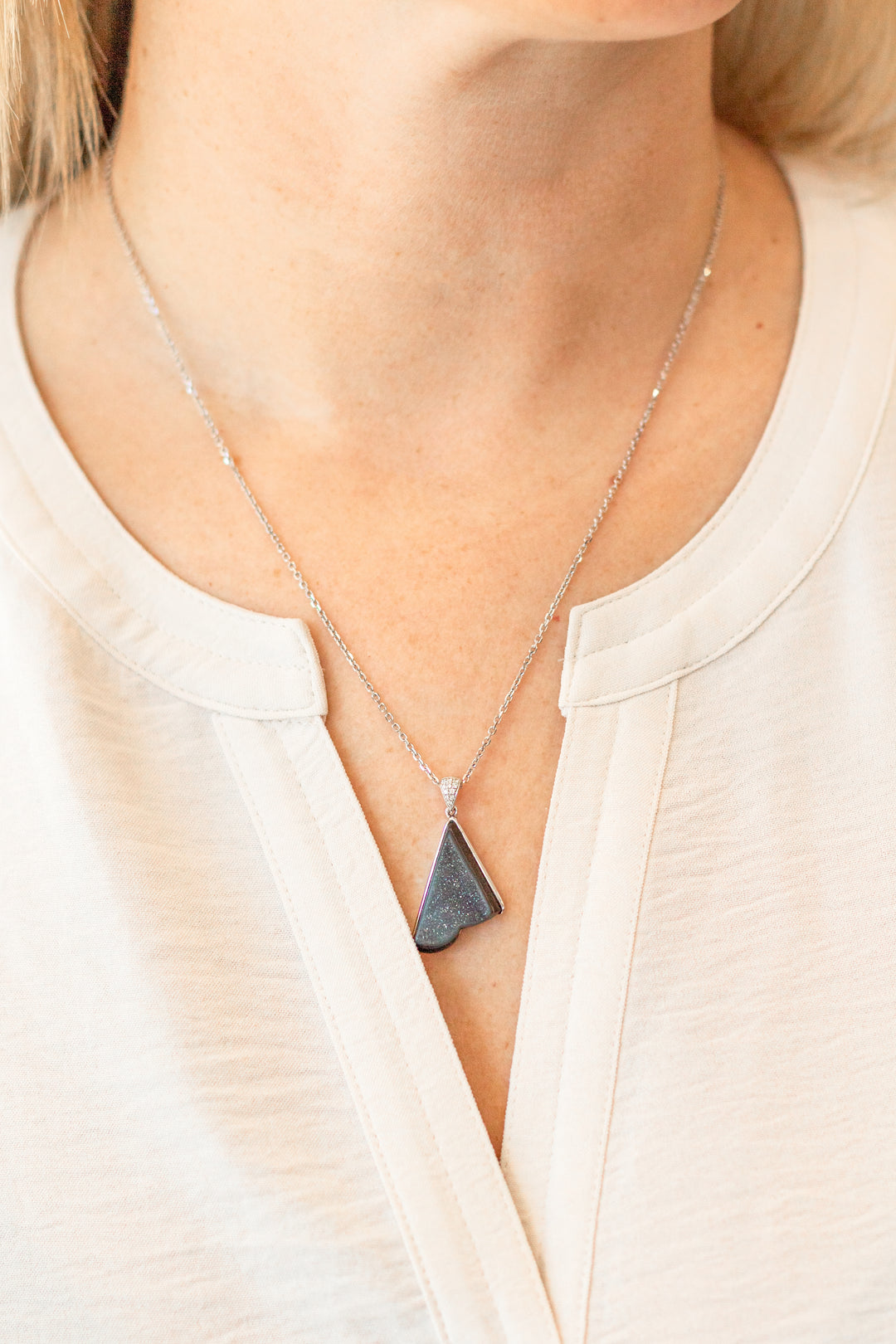 Estate Colored Stone Necklace