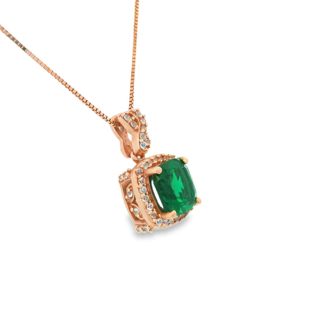 Estate Colored Stone Necklace
