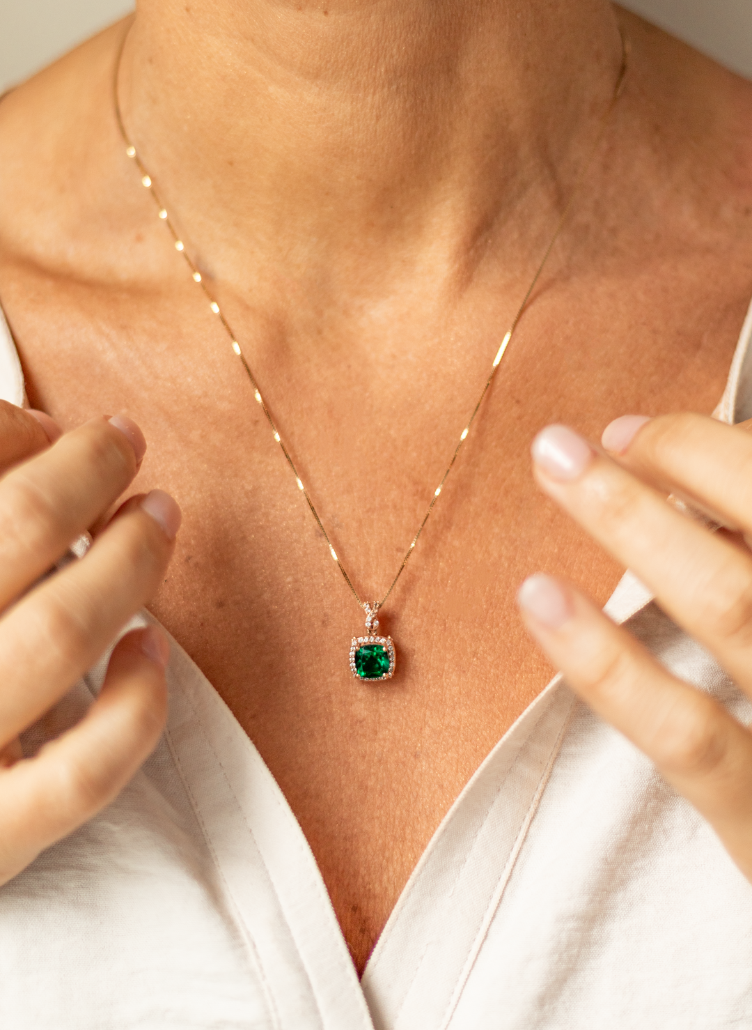 Estate Colored Stone Necklace