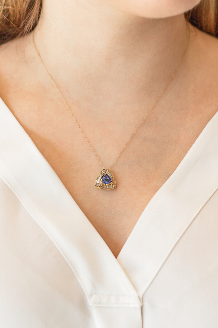 Estate Colored Stone Necklace