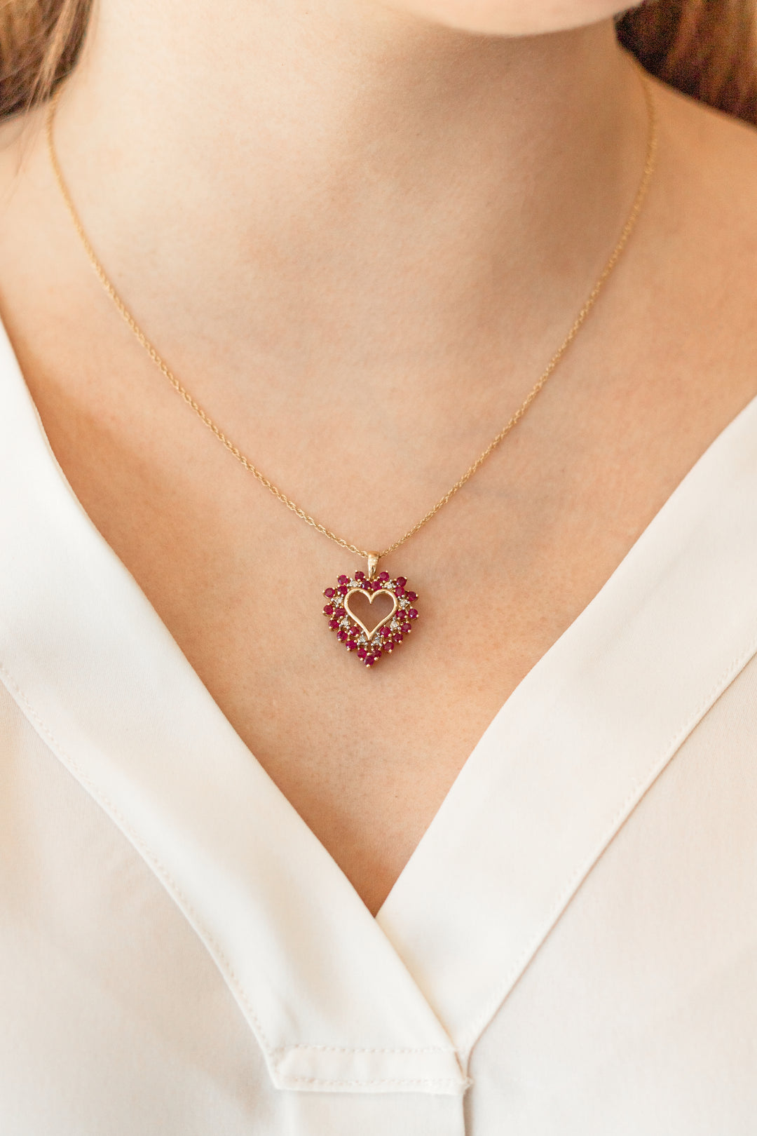 Estate Colored Stone Necklace