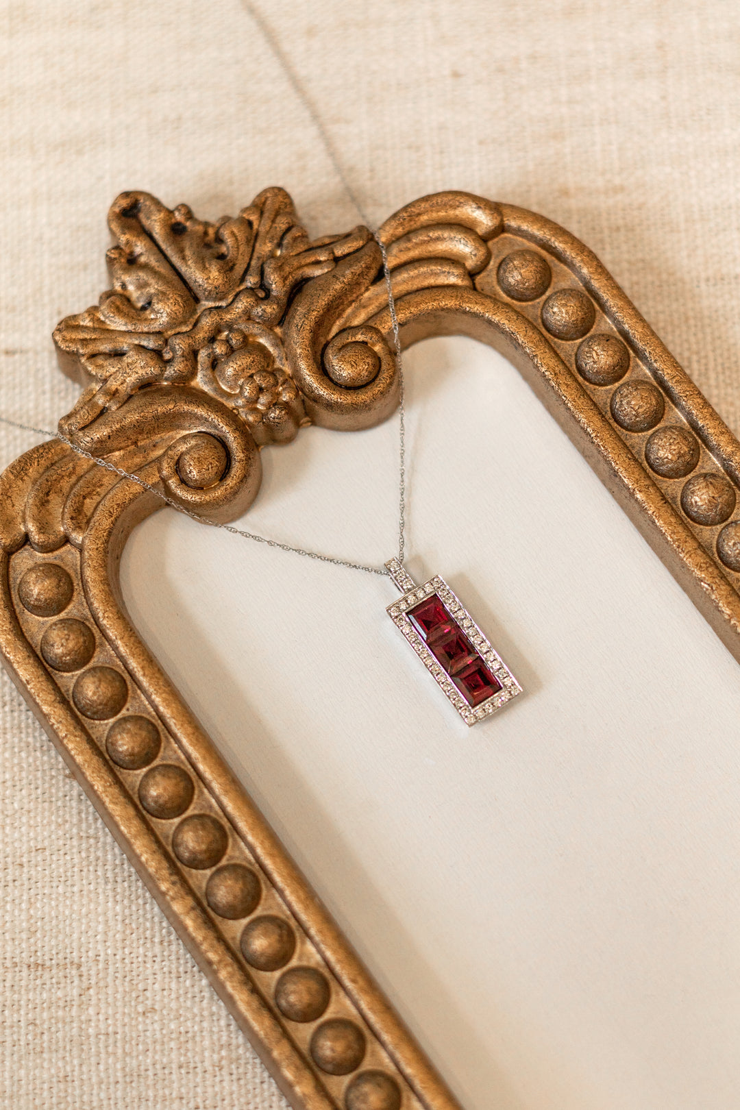 Estate Colored Stone Necklace